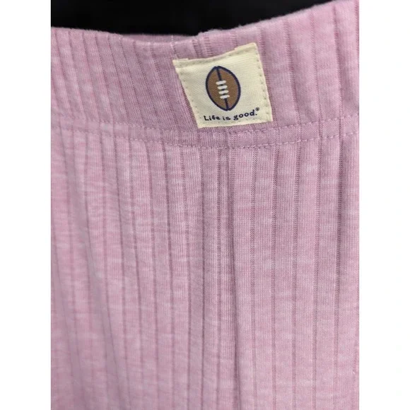 Life Is Good SS Tee Pants Shorts 3 Piece Pajama Set Game On Women's Large NWT - Picture 10 of 14